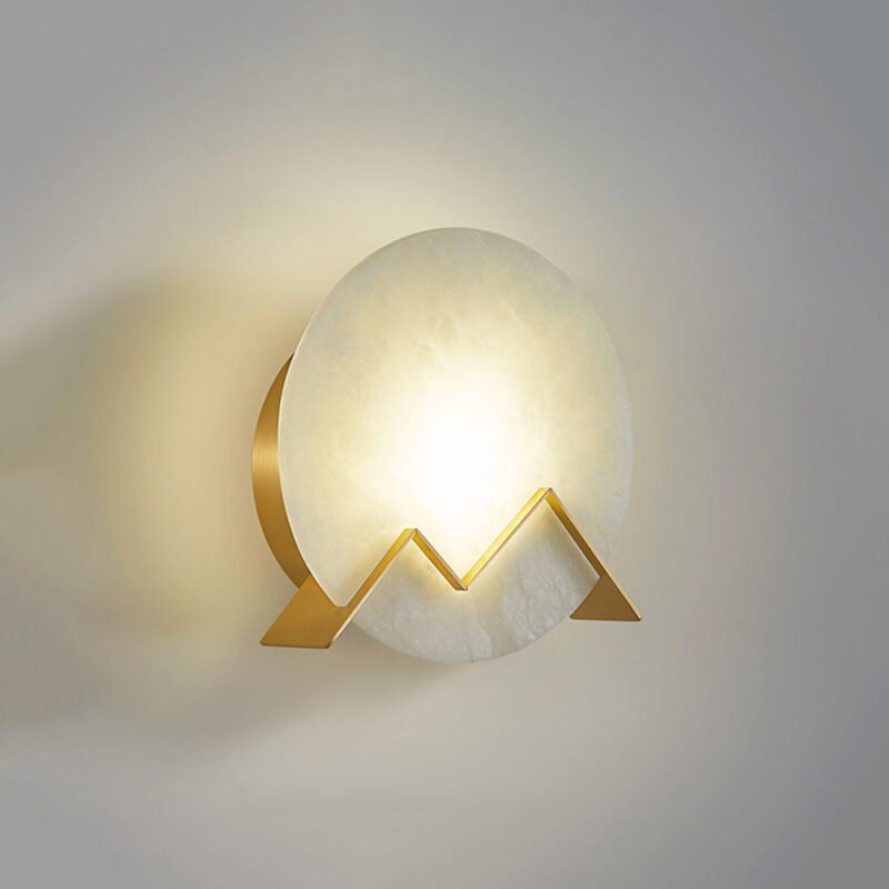 Alabaster M Letter Wall Lamp Vidirlighting3 7