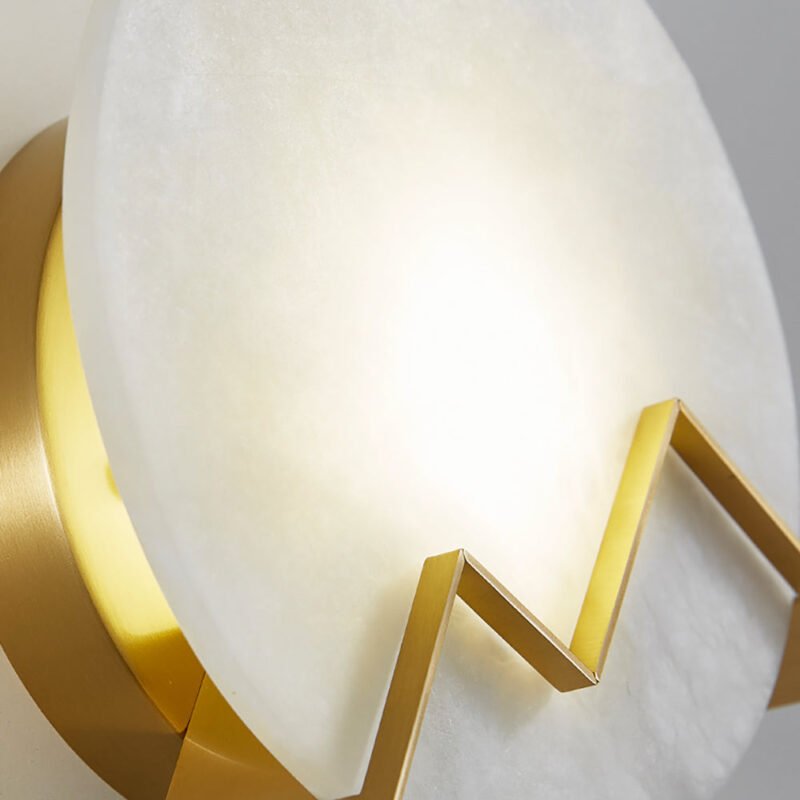 Alabaster M Letter Wall Lamp Vidirlighting3 9