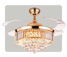 Fan chandelier