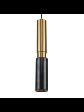 Lucent Sol | Gold And Black Pendant Light for Living Room