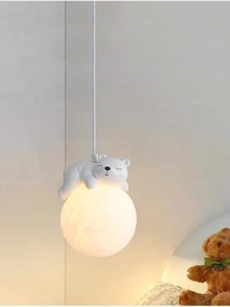Bear | White Pendant Light for Living Room