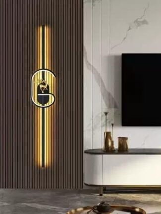 Orion Gilt | Black Wall Light for Living Room