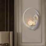 Aurelia Sol | Matte White Wall Light for Living Room