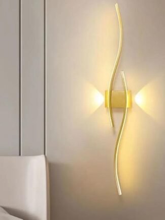 Twirl | Gold Wall Light for Living Room