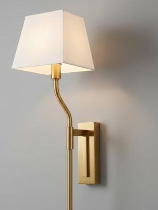 Mirae Ember | Gold Wall Light for Living Room