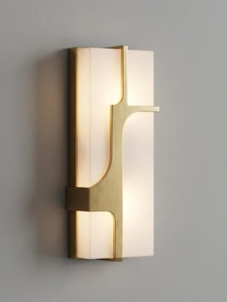 Lumen Onyx | Gold Wall Light for Living Room
