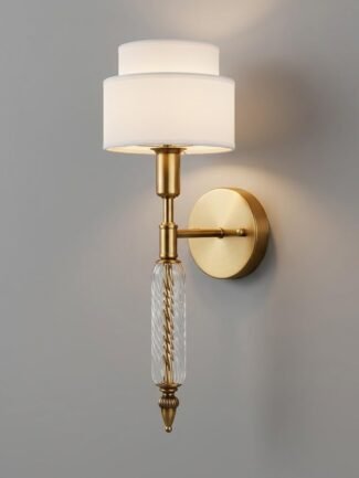 Mirae Mist | Gold Wall Light for Living Room