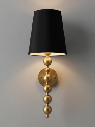 Mirae Noir | Black Wall Light for Living Room