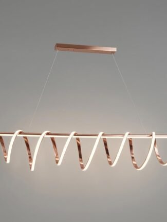 Riven | Rose Gold Chandelier for Living Room