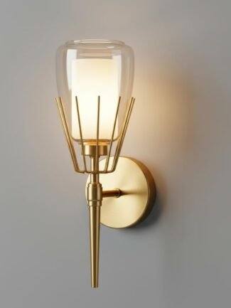 Corvelle | Gold Wall Light for Living Room