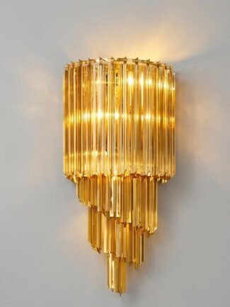 Aurelia Ember | Gold Wall Light for Living Room