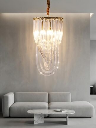 Nyx Sol | White Chandelier for Living Room