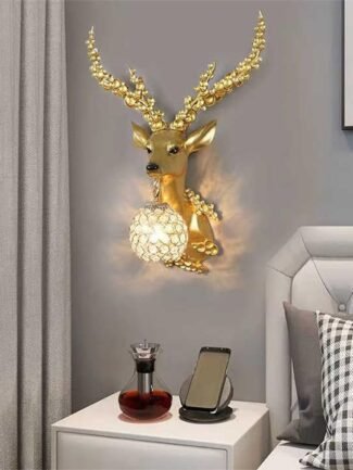 Ravel Mist | Gold Wall Light for Living Room