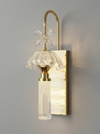Vantis Onyx | Gold Wall Light for Living Room
