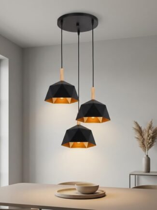 Nyx Noir | Black Pendant Light for Living Room