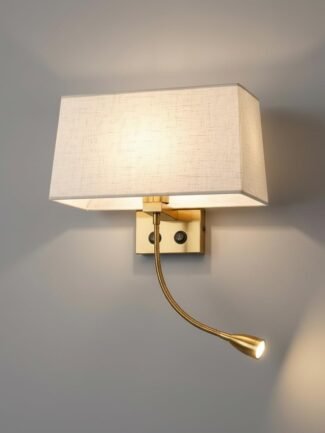 Kelvyn | Gold Wall Light for Living Room