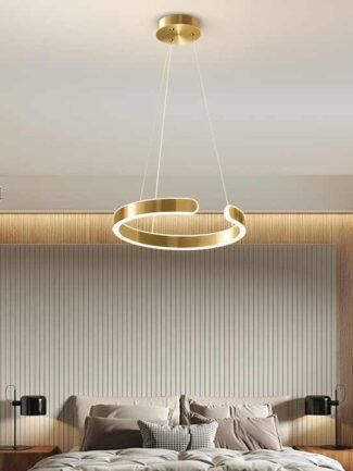 Vesper Onyx | Gold Chandelier for Living Room