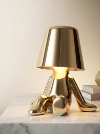 Orvessia | Gold Lamp for Living Room