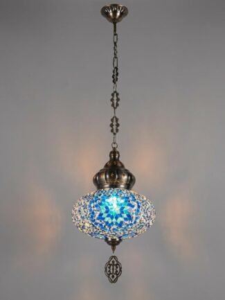 Elara Pearl | Gold Pendant Light for Living Room