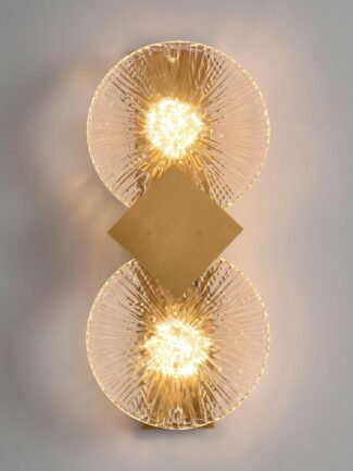 Solene Onyx | Gold Wall Light for Living Room