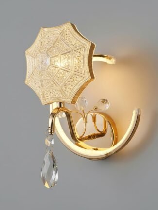 Yvanne | Gold Wall Light for Living Room