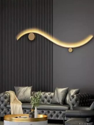 Caelum Aura | Gold Wall Light for Bedroom