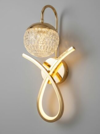 Loreth | Gold Wall Light for Living Room