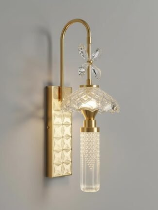 Selura Crest | Gold Wall Light for Living Room
