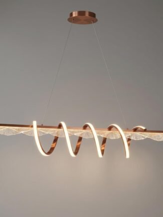 Plinth | Rose Gold Chandelier for Living Room