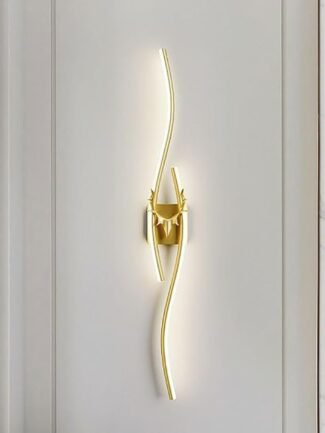 Onyx Luna | Gold Wall Light for Living Room