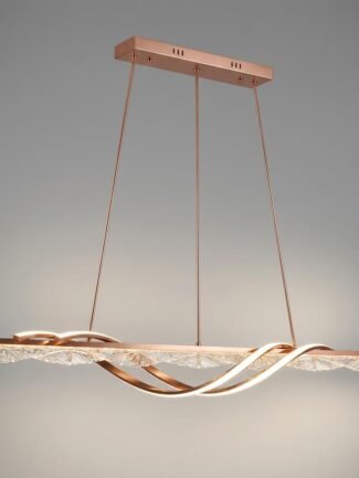 Noctua | Rose Gold Chandelier for Living Room