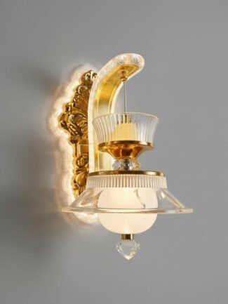 Eloria Luna | Gold Wall Light for Living Room