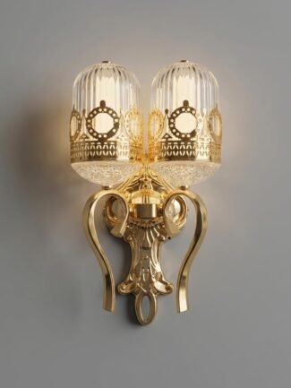 Eloria Mist | Gold Wall Light for Living Room