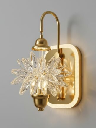 Vantis Gilt | Gold Wall Light for Living Room