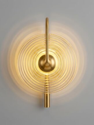 Jorvique | Gold Wall Light for Living Room