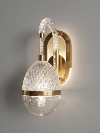 Wrenly | Gold Wall Light for Living Room