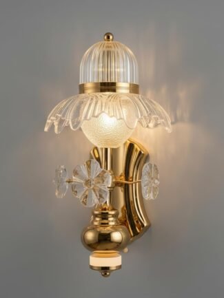 Vantis Vale | Gold Wall Light for Living Room