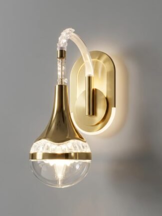 Tamerin | Gold Wall Light for Living Room