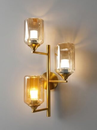 Gorlan | Gold Wall Light for Living Room
