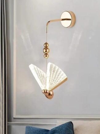 Thalia Ivory | Gold Wall Light for Living Room