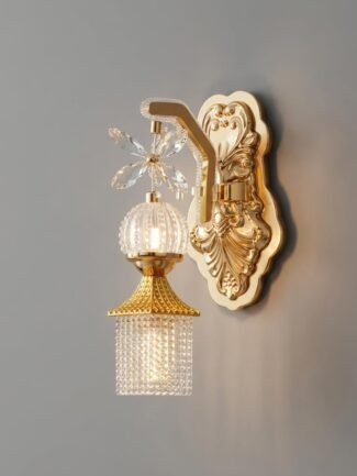 Selura Aura | Gold Wall Light for Living Room
