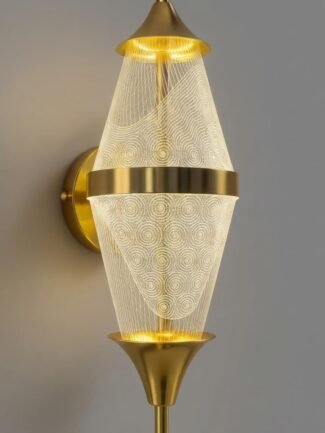 Ulvenna | Gold Wall Light for Living Room