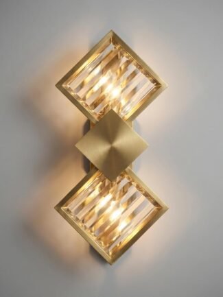 Astra Ivory | Gold Wall Light for Living Room