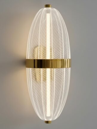 Riselle | Gold Wall Light for Living Room