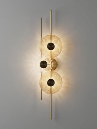Solene Pearl | Gold Wall Light for Living Room