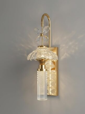 Vantis Aurum | Gold Wall Light for Living Room