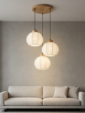 Elara Aura | White Pendant Light for Living Room