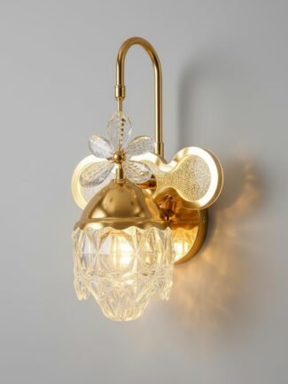 Vantis Ember | Gold Wall Light for Living Room