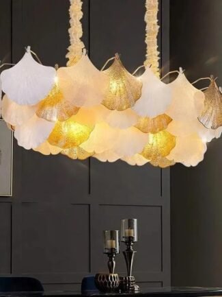 Plume | Gold Chandelier for Living Room