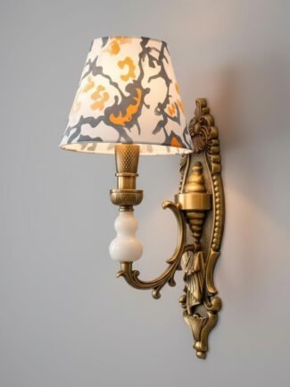 Mirae Pearl | Gold Wall Light for Living Room